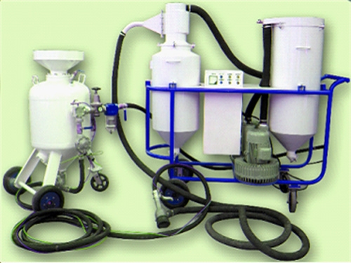 循环式环保喷砂机